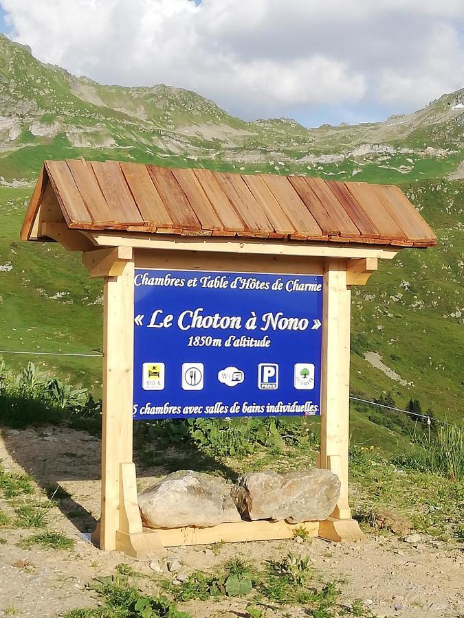 Chambres Et Tables D'Hotes Le Choton A Nono - Col Du Joly Beaufortain Hauteluce Eksteriør bilde
