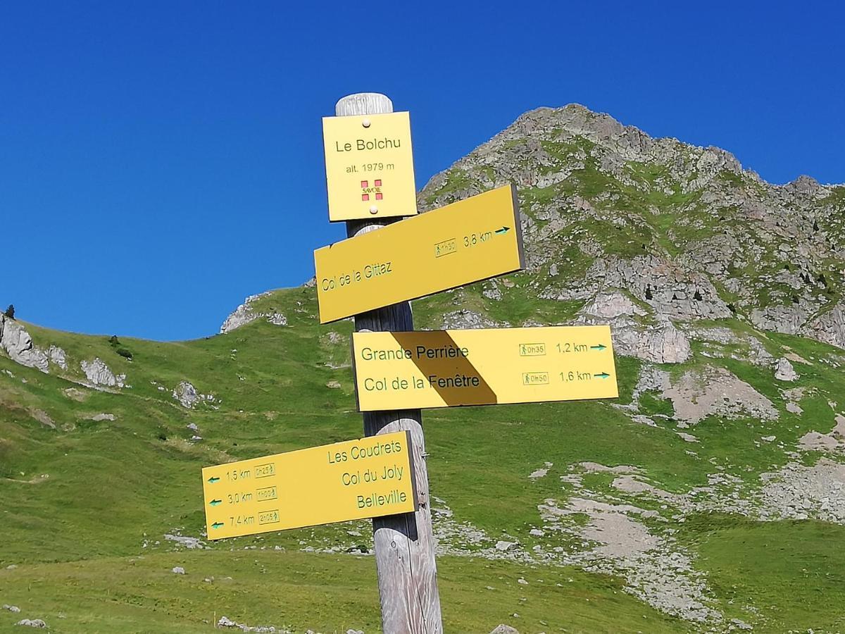 Chambres Et Tables D'Hotes Le Choton A Nono - Col Du Joly Beaufortain Hauteluce Eksteriør bilde